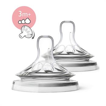 Philips Avent Natural Θηλή Σιλικόνης 3m+ 2τμχ
