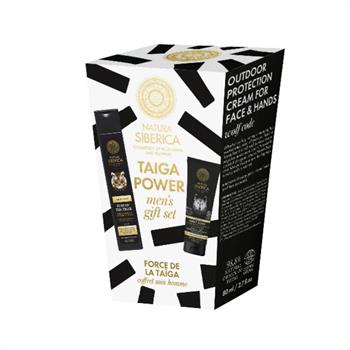 Natura Siberica Men Gift Set Energy Body & Hair Fury of The Tiger 250ml Promo & Super Toning Face Cream Wolf Power 50ml