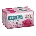 Palmolive Soap Bar Milk + Rose 90gr x 4