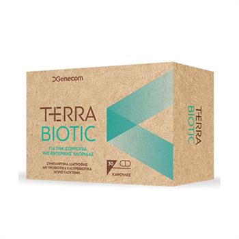 Genecom Terra Biotic για την Ισορροπία της Εντερικής Χλωρίδας 30 Κάψουλες