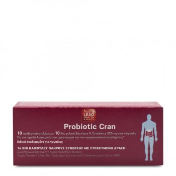 Pharmalead Nutralead Probiotic Cran Προβιοτικά με Cranberry 14caps