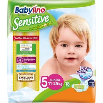 Babylino Sensitive Junior No5 11-25kg 18τμχ