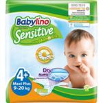 Babylino Sensitive Maxi Plus No4+ 9-20Kg 19τμχ
