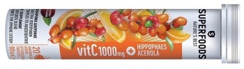 Superfoods VitC 1000mg με Hippophaes & Acerola 20 eff.tabs