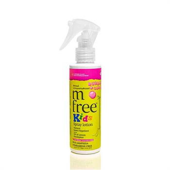 Mfree Kids Spray Lotion Φυτικό Εντομοαπωθητικό Bubble Gum 125 ml