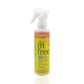 Mfree Kids Spray Lotion Φυτικό Εντομοαπωθητικό Mandarin 125 ml