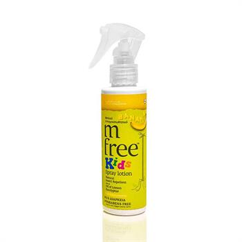 Mfree Kids Spray Lotion Φυτικό Εντομοαπωθητικό Banana 125 ml