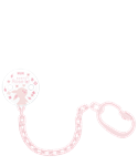 Nuk Αλυσίδα Πιπίλας Baby Rose Pink