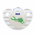 NUK Trendline Adore Πιπίλα 0-6 μηνών 1 τεμάχιο - ΑΣΠΡΟ ΒΑΤΡΑΧΟΣ