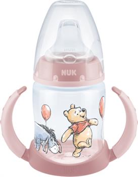 NUK First Choice Μπιμπερό εκπαίδευσης Disney Winnie the Pooh 150ml με ρύγχος - ΡΟΖ