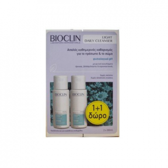 Bioclin Light Daily Cleanser 300ml x 2 (1+1 Δώρο)