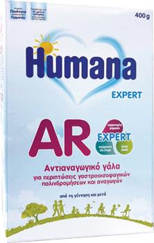 Humana Γάλα σε Σκόνη AR Expert 0m+ Χάρτινη Συσκευασία 400gr