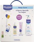Mustela Promo Pack: Gentle Cleansing Gel 500ml & Vitamin Barrier Cream 50ml & Baby Oil 110ml & Δώρο Νεσεσέρ