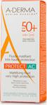 A-Derma Mattifying Fluid Protect AC SPF50+ 40ml 1Τεμάχιο