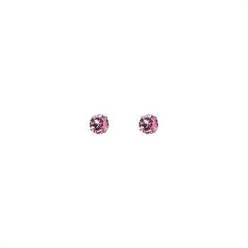 Medisei – Dalee Jewels Ασημένια Σκουλαρίκια Μωβ Ζιργκόν 1τμχ