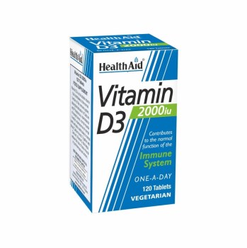 Health Aid Vitamin D3 2000iu 120tabs economy pack