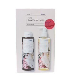 Korres PROMO Floral Body Pampering Αφρόλουτρο Γαρδένια 250ml + Ενυδατικό Serum-oil Σώματος Γαρδένια 250ml