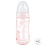 Nuk First Choice Plus Πλαστικό Μπιμπερό Pink 0-6m 300ml