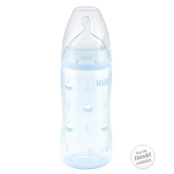 Nuk First Choice Plus, Θηλή Σιλικόνης, Blue Elephant 0-6m+ 300ml