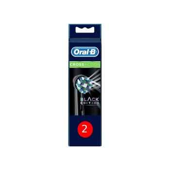 Oral-B Ανταλλακτικές Κεφαλές Cross Action Black Edition 2τμχ