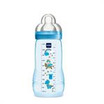 Mam Baby Bottle Lime Πλαστικό Μπιμπερό 330ml 4m+ - ΜΠΛΕ