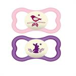Mam Air Night Σιλικόνης 6-16m 2τμχ - ΡΟΖ ΠΟΥΛΙ