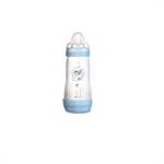 Mam Easy Start Anti-Colic Πλαστικό Μπιμπερό 4m+ 320ml - ΜΠΛΕ ΦΑΛΑΙΝΑ