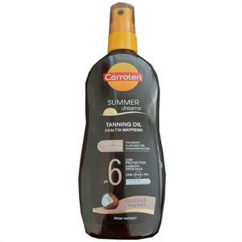 Carroten Summer Dreams Coconut Intensive Tanning Oil Spray Spf6 200ml