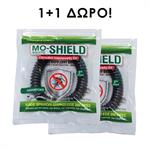 Mo-Shield Αντικουνουπικό Βραχιόλι Σιλικόνης 1+1 τμχ Δώρο