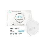 Μάσκα Προστασίας FFP2 BFE>98% Λευκή 1 τμχ