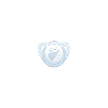 Nuk Baby Rose & Blue Σιλικόνης με Θήκη 6-18m 1τμχ - ΓΑΛΑΖΙΟ ΕΛΕΦΑΝΤΑΣ
