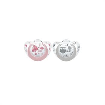 Nuk Genius Σιλικόνης 6-18m 2τμχ - ΡΟΖ ΠΑΣΧΑΛΙΤΣΑ