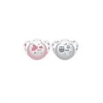Nuk Genius Σιλικόνης 6-18m 2τμχ - ΡΟΖ ΠΑΣΧΑΛΙΤΣΑ