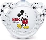 Nuk Disney Mickey Σιλικόνης με Θήκη 0-6m 1τμχ - ΑΣΠΡΟ