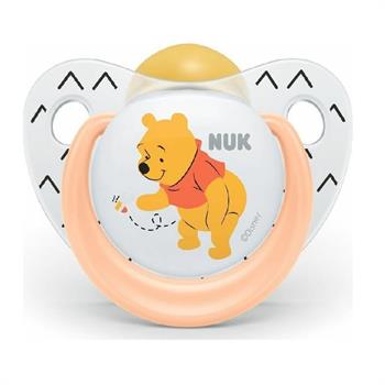 Nuk Disney baby Winnie Latex 0-6m με Θήκη 1τμχ - ΠΟΡΤΟΚΑΛΙ ΑΡΚΟΥΔΑ