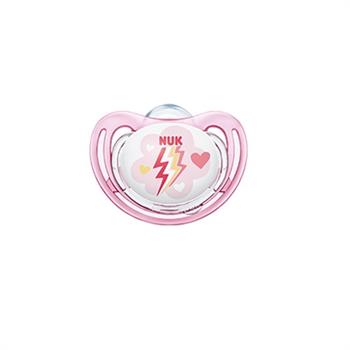 Nuk Freestyle Σιλικόνης 18-36m 1τμχ - ΡΟΖ ΚΕΡΑΥΝΟΣ
