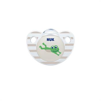 Nuk Trendline Σιλικόνης 6-18m 1τμχ - ΑΣΠΡΟ ΒΑΤΡΑΧΟΣ