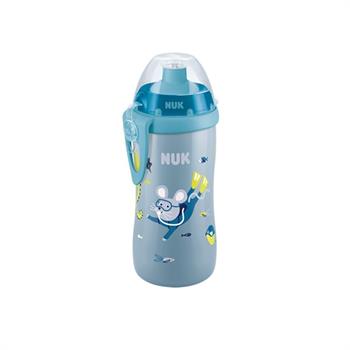Nuk Junior Cup Καπάκι Push Pull 300ml - ΜΠΛΕ