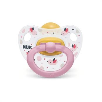 Nuk Happy Kids Latex 6-18m 1τμχ - ΡΟΖ