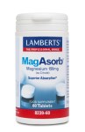 Lamberts MagAsorb Μαγνήσιο Υψηλής Απορρόφησης 60 Tablets