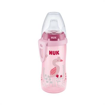 Nuk Παγουράκι Active Cup 12m+ 300ml - ΡΟΖ