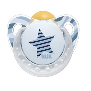Nuk Trendline Adore Latex 6-18m 1τμχ - ΜΠΛΕ