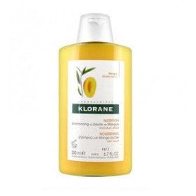 Klorane Mango Βutter Nourishing Treatment Shampoo Σαμπουάν με βούτυρο Μάνγκο για ξηρά μαλλιά 200ml