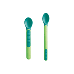 Mam Heat Sensitive Spoons & Cover 2τμχ 6m+ - ΠΡΑΣΙΝΟ