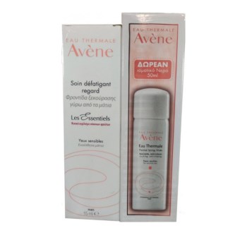 Avene Promo Soin Defatigant Regard Contour Des Yeux Κρέμα Ματιών 15ml & ΔΩΡΟ Ιαματικό Νερό Spray 50ml