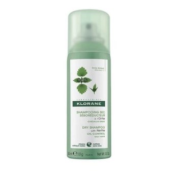 Klorane Dry Shampoo with Nettle Oil Control Ξηρό Σαμπουάν με Τσουκνίδα για Λιπαρά Μαλλιά 50ml