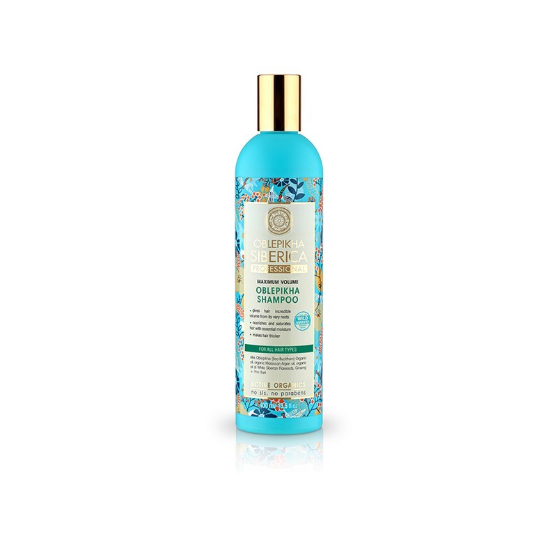 Natura Siberica Oblepikna Siberica Maximum Volume Shampoo for All Hair Types 400 ml