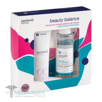 Panhtenol Extra Promo Day Cream CC SPF15 Dark Shade 50ml & Micellar True Cleanser 100ml
