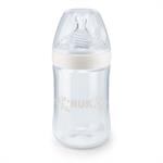 Nuk Nature Sense Πλαστικό Μπιμπερό Θηλή Σιλικόνης 260ml 0-6m - ΑΣΠΡΟ