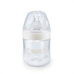 Nuk Nature Sense Πλαστικό Μπιμπερό με Θηλή Σιλικόνης 0-6m 150ml - ΓΚΡΙ
